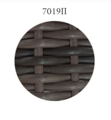 Садовый диван 2-х местный DECO 7019П серо-коричневый