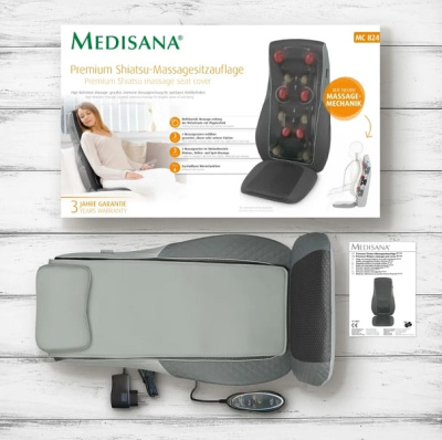 Массажная накидка Medisana MC 824 серый черный