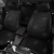 Автомобильные чехлы для сидений Toyota Auris хэтчбек. ЭК-01 чёрный/чёрный
