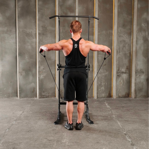 Турник-брусья DFC G007G серый