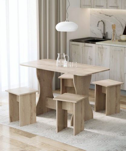 Обеденная группа Остин СН-130 дуб экспрессив песочный 