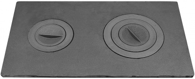 Плита 2х-конфорочная П2-3 (Р) 710х410мм