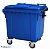 Контейнер для мусора Эдванс 1100л с крышкой синий