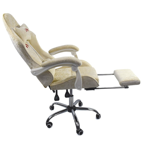 Вибромассажное кресло Calviano AVANTI ULTIMATO beige fabric 