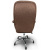 Кресло с регулировкой высоты Calviano VIP Masserano Коричневая ткань 