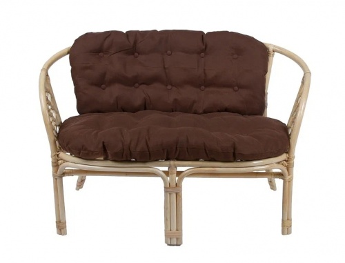 IND Комплект Багама 1 с диваном натуральный подушка коричневая 