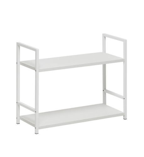 Стеллаж Leset Стилвуд 22 широкий 2 полки белый 