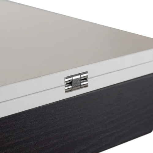 Стол трансформер Лерон белый черный 