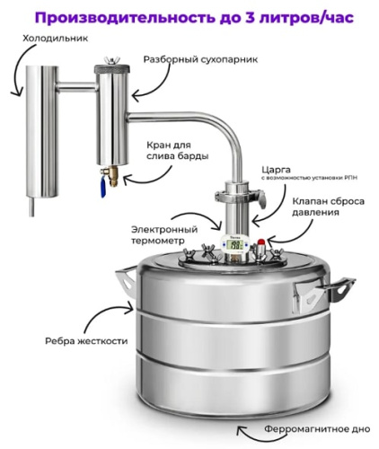 Дистиллятор Феникс Мечта New 20 л 