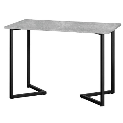 Стол Лондон 120х70 бетон металл черный 