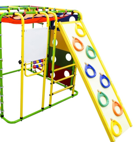 Детский спортивный комплекс Кубик У Плюс салатовый радуга