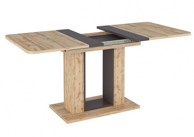 Стол обеденный SIGNAL TWINS раскладной дуб вотан/коричневый 