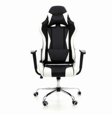 Офисное кресло LUCARO RACER EXCLUSIVE black white 