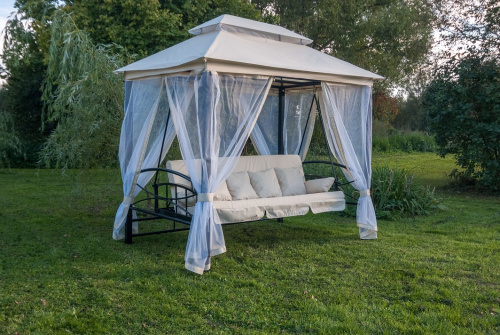 Беседка-качели Пальмира A31BL.T025 бежевый Удачная мебель