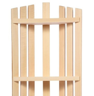 Полка угловая 3-х уровневая МП-56 липа 