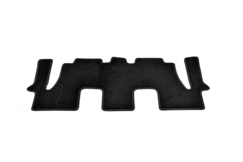 Коврики салона текстильные Hyundai Santa Fe (TM) (3 ряд) (7 мест) (2018) черные