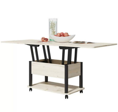 Стол-трансформер Джокер гаскон пайн светлый черный 