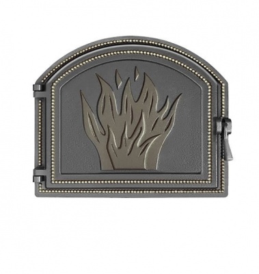 Дверка ВЕЗУВИЙ каминная 218 (Бронза)