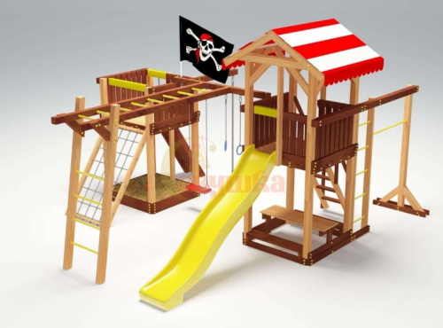 Детская спортивная площадка для дачи Савушка 4 Cезона 8