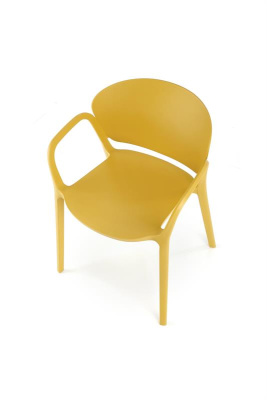 Стул HALMAR K491 горчичный 