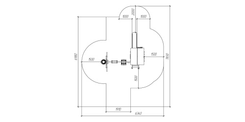 Детская площадка для дачи Савушка TooSun 11 синий