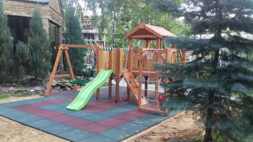 Детская спортивная площадка для дачи Савушка Baby 15 play