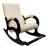 Кресло-качалка Бастион 4-2 с подножкой Селена крем