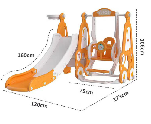 Горка-комплекс Sundays Машинка A30019 оранжевый