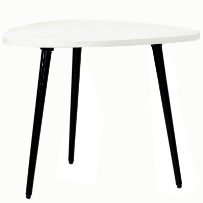 Журнальный стол Лофт СТ-9 белый 