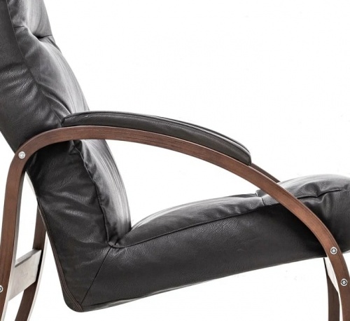 Кресло Leset Лион орех текстура Dundi 108 