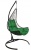 Кресло подвесное BiGarden Wind Black подушка зеленая 