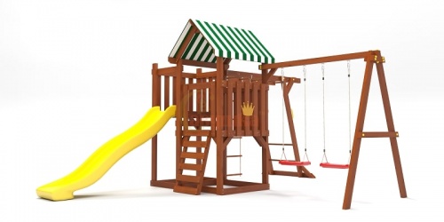 Детская площадка для дачи Савушка TooSun 4 Plus с песочницей