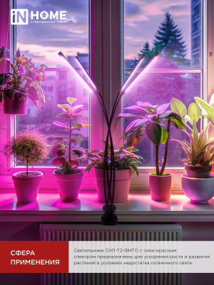 Светильник для растений INhome СНП-Т2-Фито / 4690612053554