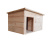 Будка для собак №2 неокрашенная Будка для собак №2 неокрашенная