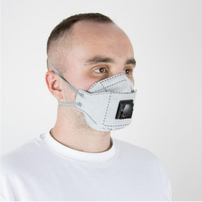 Респиратор JETA SAFETY JM-9326 складн. с клап. FFP2 NR D (для сварки, с угольным фильтром, индивидуальная упаковка) (JM-9326)