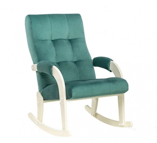 Кресло-качалка Leset Спринг слоновая кость Velur V43