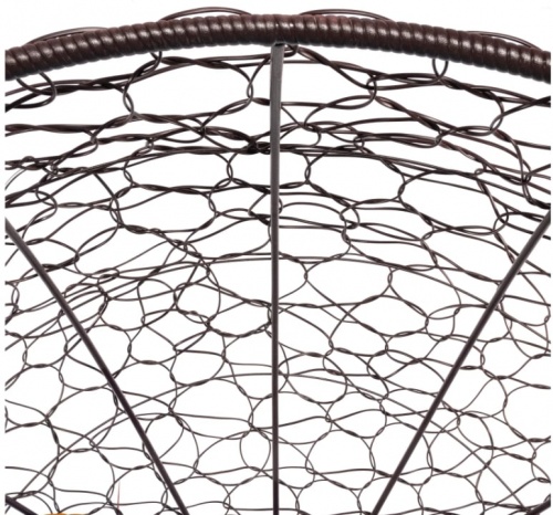 Кресло садовое M-Group Апельсин 11520210 коричневый ротанг синяя подушка