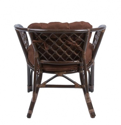 IND Комплект Багама 1 с диваном темно-коричневый подушка коричневая 