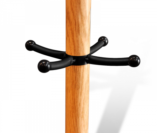 Вешалка Sheffilton SHT-CR12 светлый орех/черный мрамор 