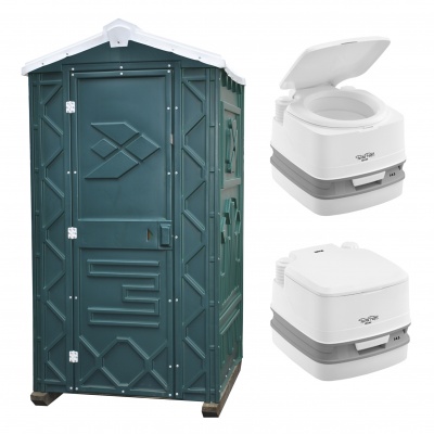 Кабина ЭкоСтайл с биотуалетом Thetford Porta Potti Qube 145
