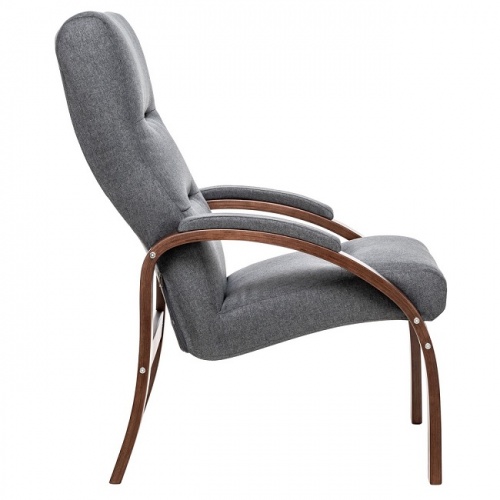 Кресло Leset Лион орех текстура Малмо 95 