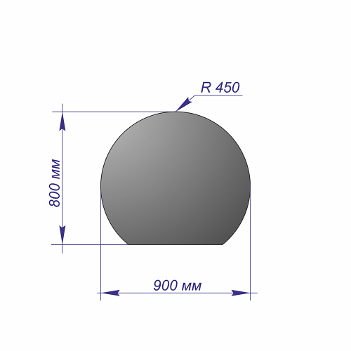 Лист напольный 900х800х1,5 R450 бронза