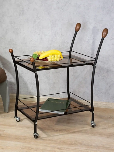 Стол сервировочный Поло черный 