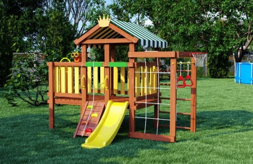 Детская спортивная площадка для дачи Савушка Baby 3 Play