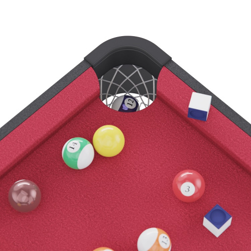 Игровой стол бильярд DFC 54 135 x 65 см красный