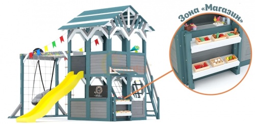 Детский игровой комплекс для дачи Савушка PlayHouse-2