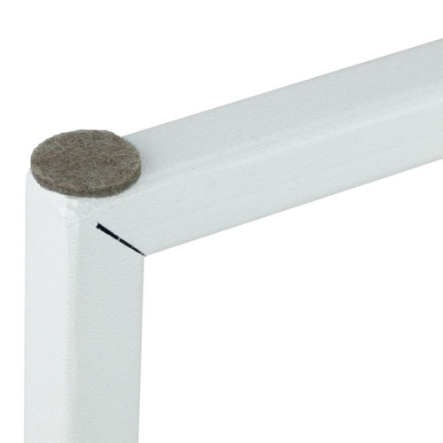 Стол журнальный МеталлАрт М002 белый мрамор 