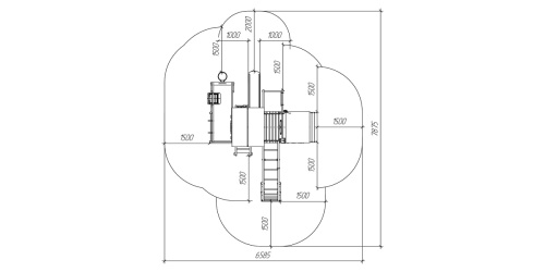 Детская площадка для дачи Савушка TooSun 14 синий