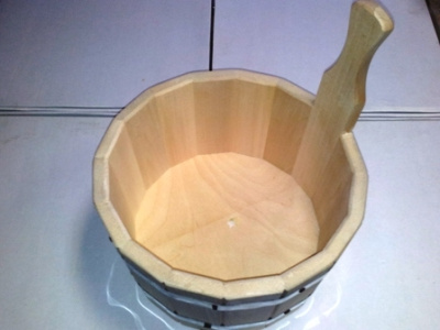 Шайка одноручная для бани 5л без вставки Ш-5