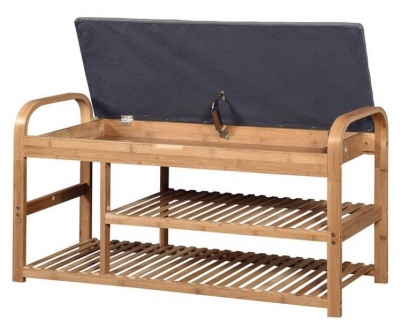 Полка для обуви HALMAR ST-13 натуральный/серый 